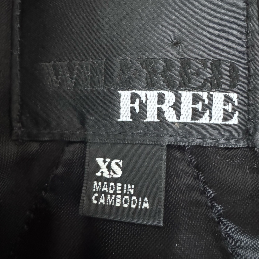 ARITZIA Wilfred Free Fei Wool Black Pea Coat Lined Moto Style Jacket - Picture 7 of 10